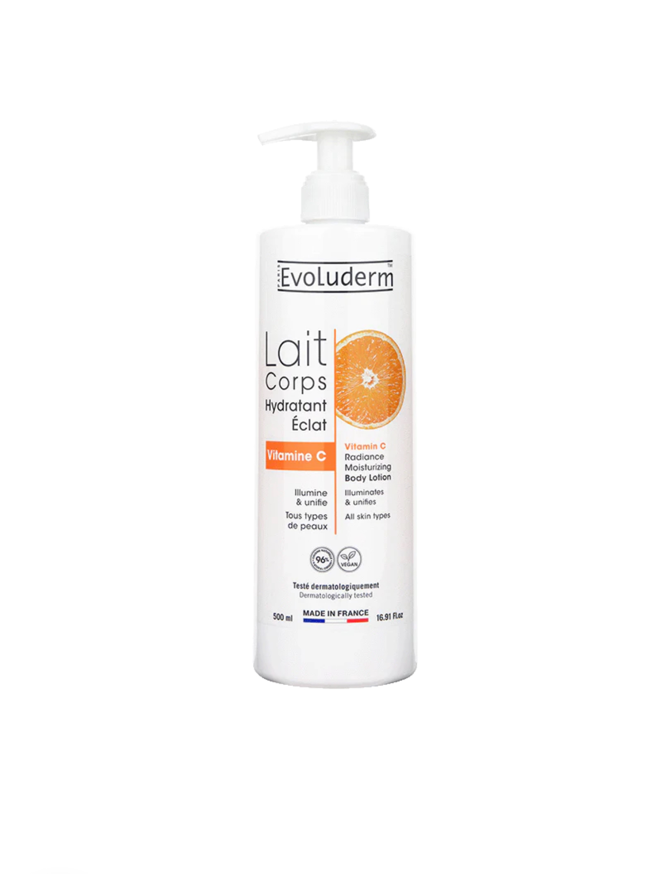 Lait Corps Hydratant Éclat Vitamine C   500 ml