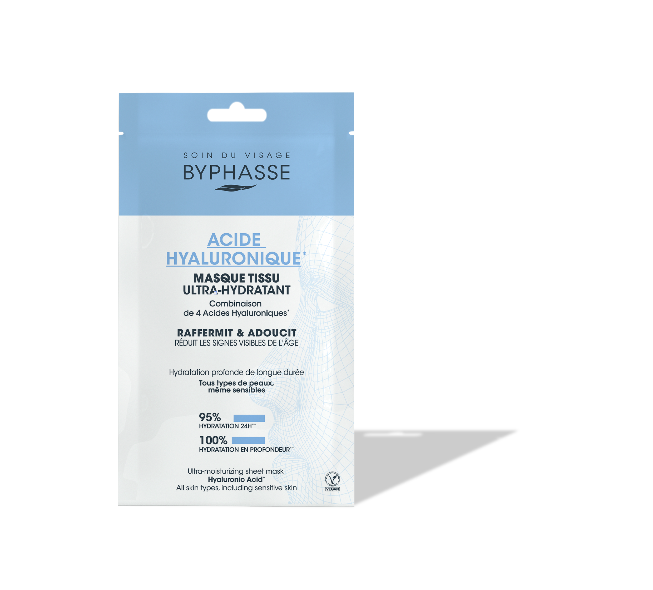 MASQUE TISSU ULTRA-HYDRATANT ACIDE HYALURONIQUE SKIN BOOSTER 18ML