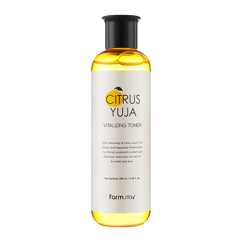 Lotion tonique revitalisante aux agrumes et au yuzu FarmStay 280 ml