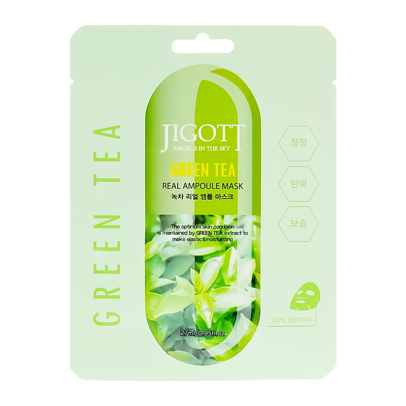 Masque en ampoule Jigott au thé vert 27 ml