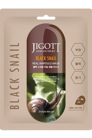 Masque en ampoule Jigott Black Snail Real 27 ml