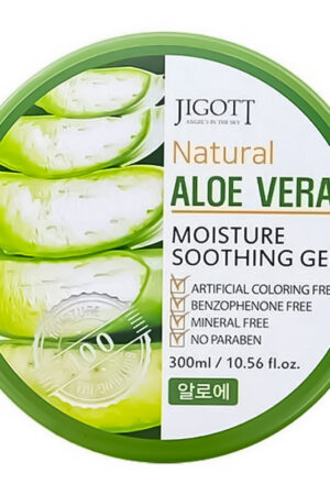 Gel apaisant hydratant à l'aloe vera naturel Jigott 300 ml