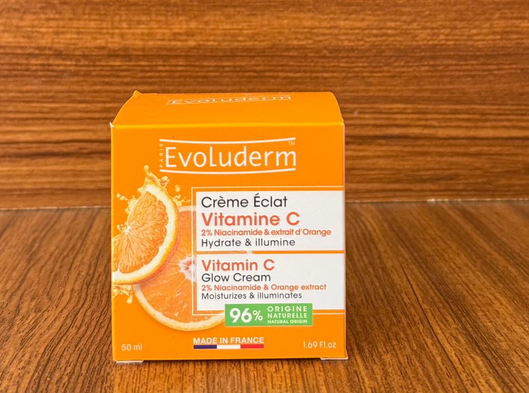 Crème éclat vitamine c Evoluderm 50ml