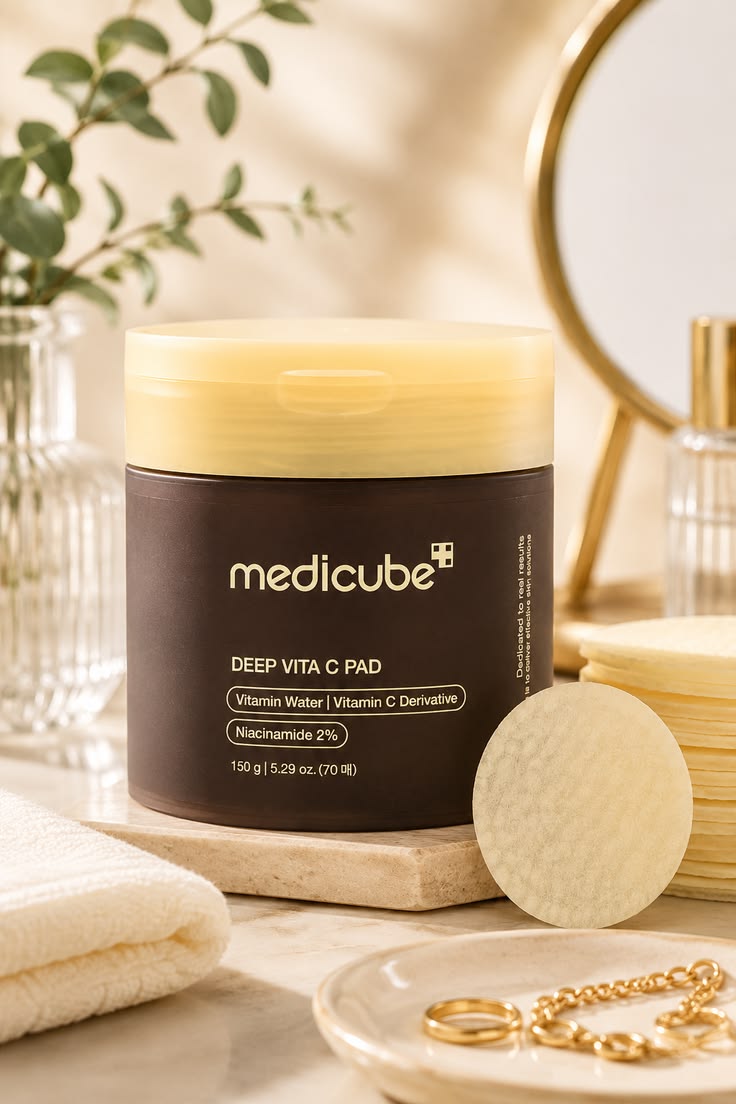 Medicube Deep tampons anti tâche vitamine c+niacinamide 150G 70 pièce